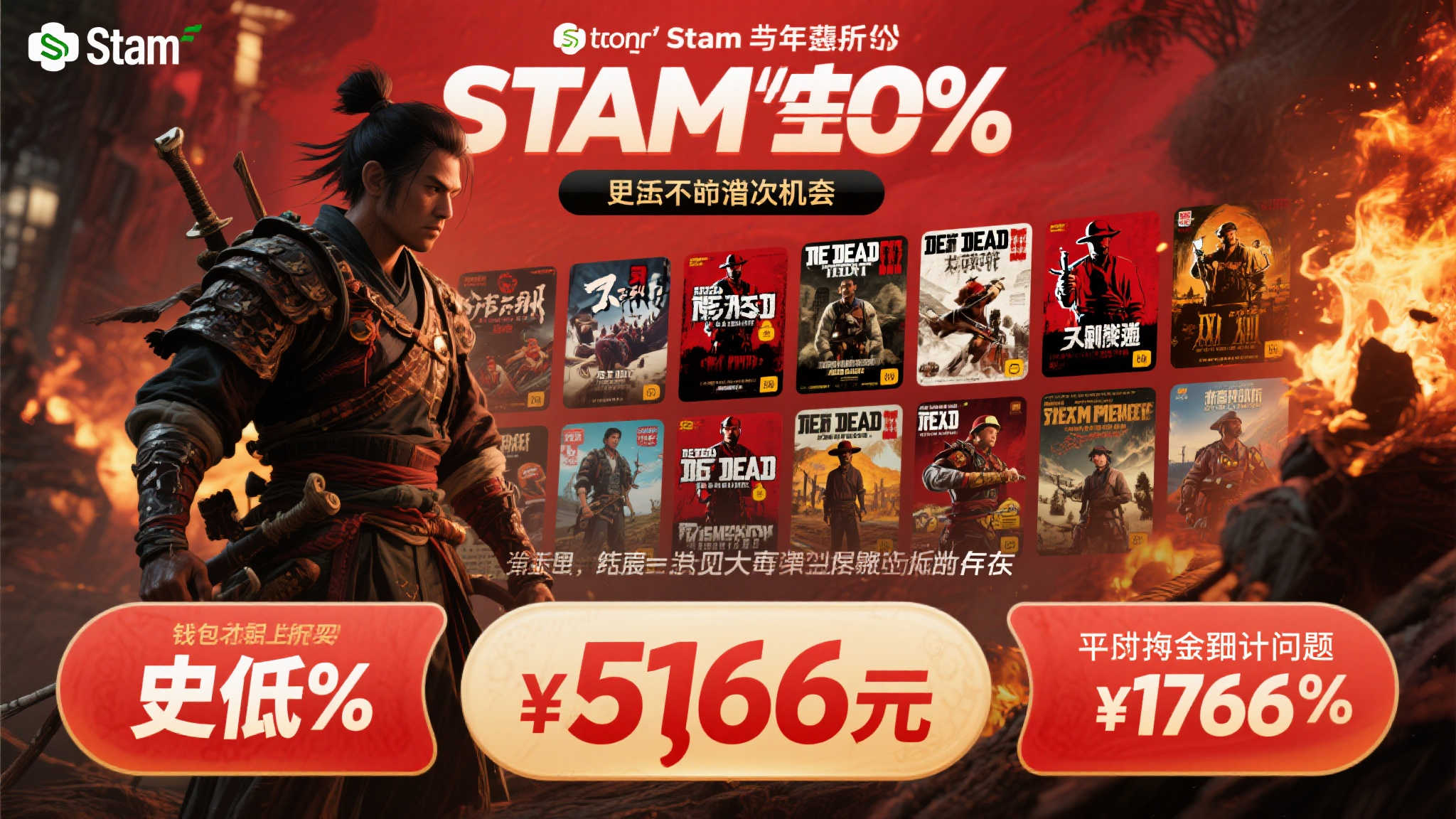 Steam夏季狂欢开幕!顶级3A游戏史上最低折扣抢购 Steam夏季狂欢开幕!顶级3A游戏史上最低折扣抢购